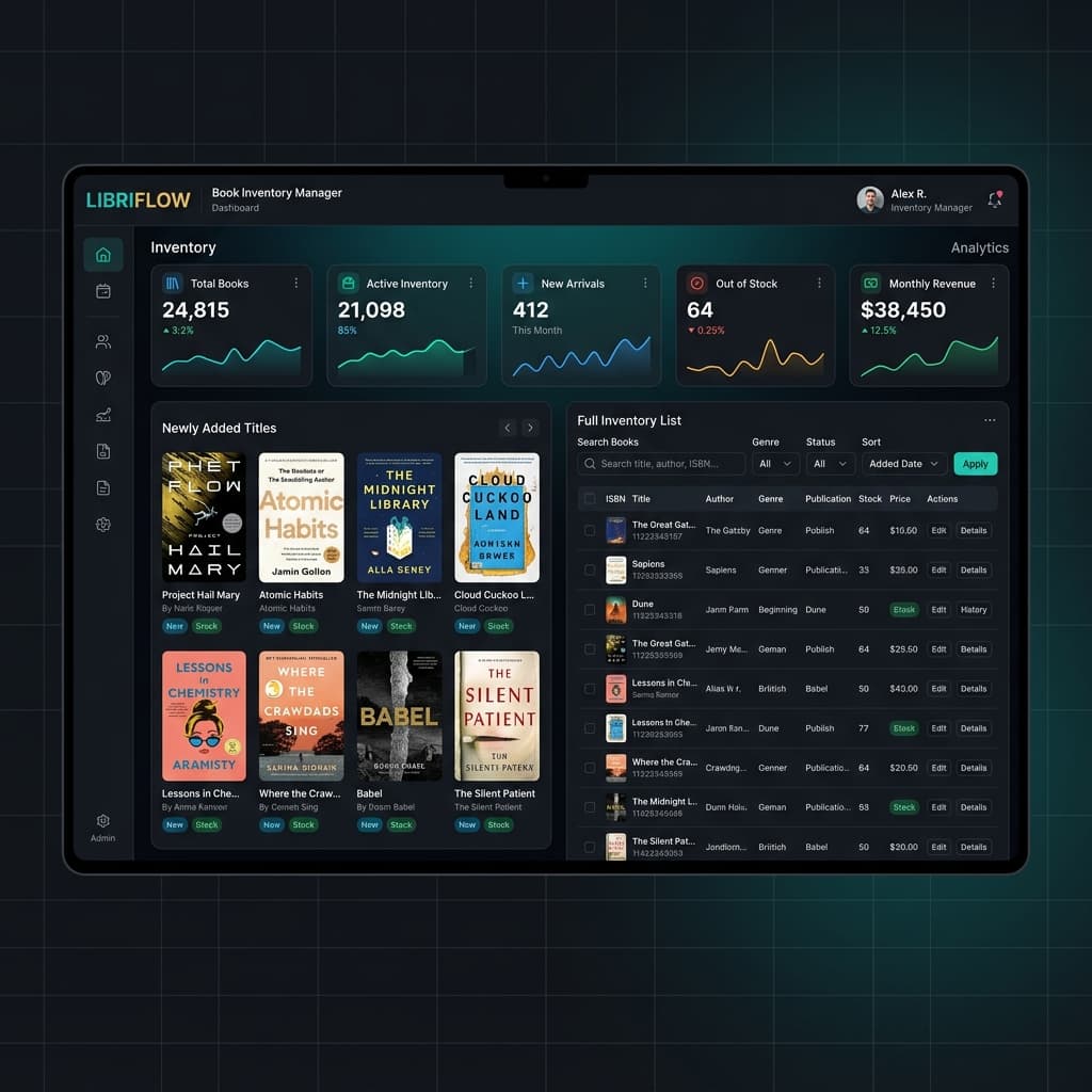 Book Inventory System preview